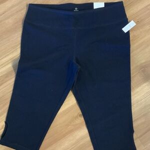Talbots Navy Blue Cropped Leggings